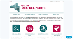 Desktop Screenshot of healthypasodelnorte.org